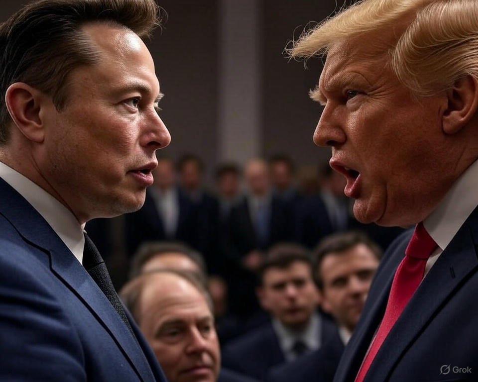 Elon musk and Trump